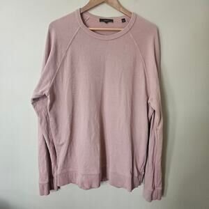 Vince Women's Sweatshirt, Size Large French Terry Raglan Pullover